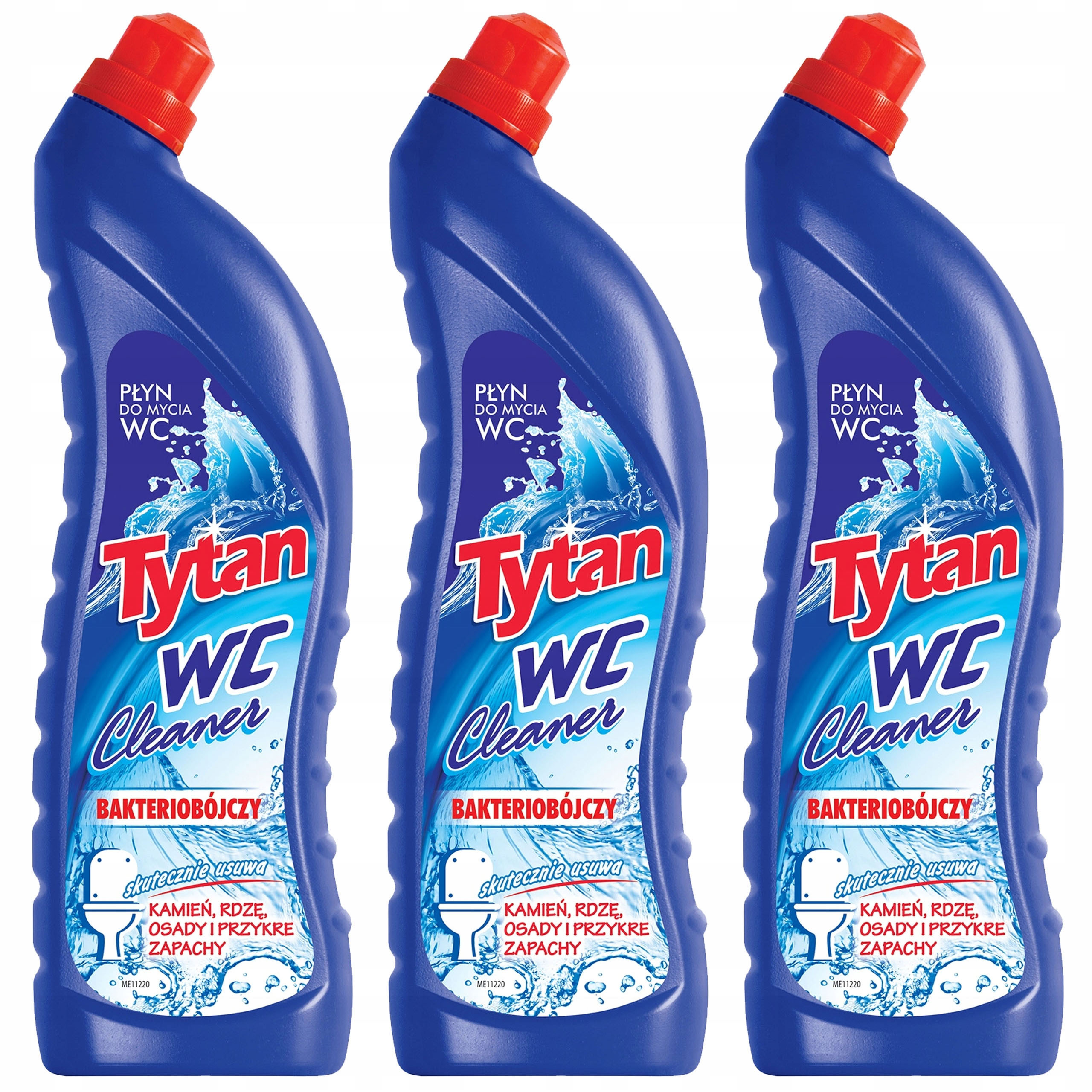 Tytan Tekutý Prostředek Na Mytí Wc Baktericidní Modrý 3x1200 Ml