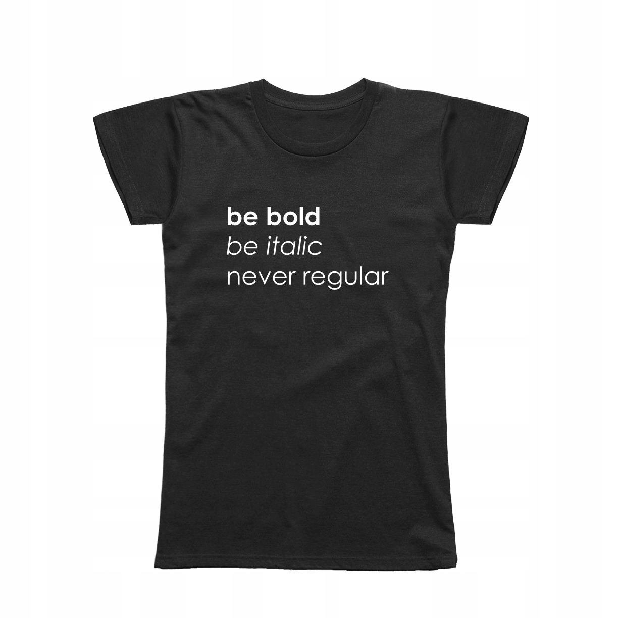 

M - Koszulka T-shirt Czcionki Fonty Grafik Bold