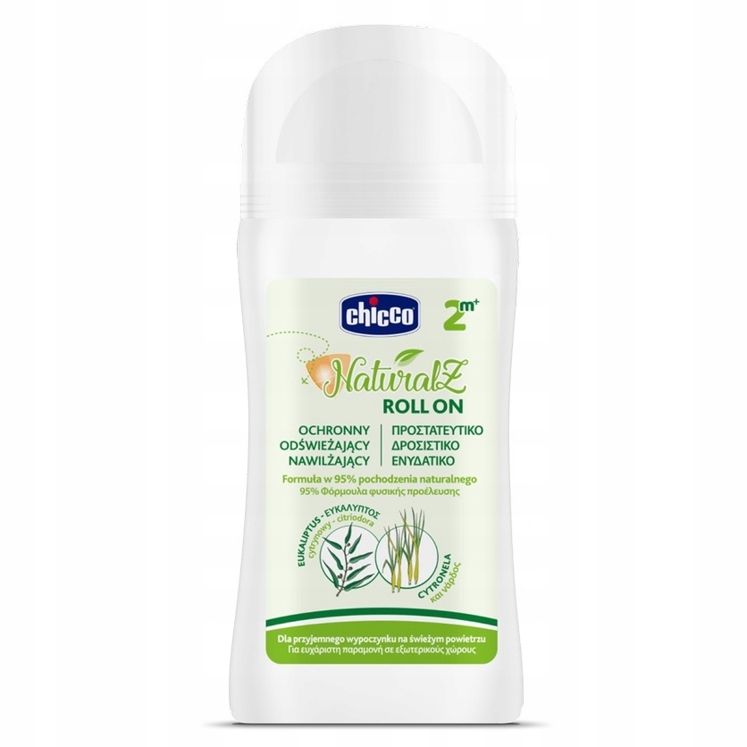 CHICCO NATURALZ ROLL ON OCHRONNY PREPARAT PŁYN PRZECIW KOMAROM NA KOMARY 60