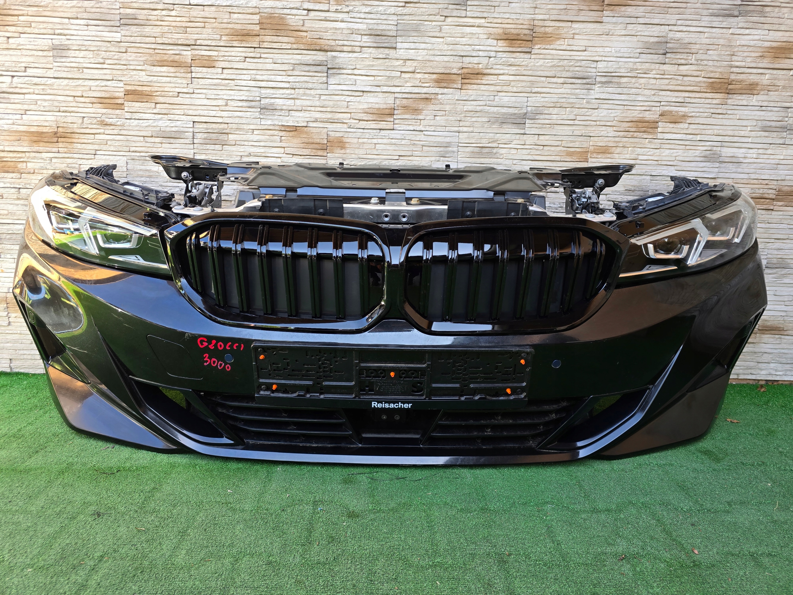 ZDERZAK PAS PRZEDNI CHŁODNICE LAMPY LED BMW 3 G20 G21 LCI