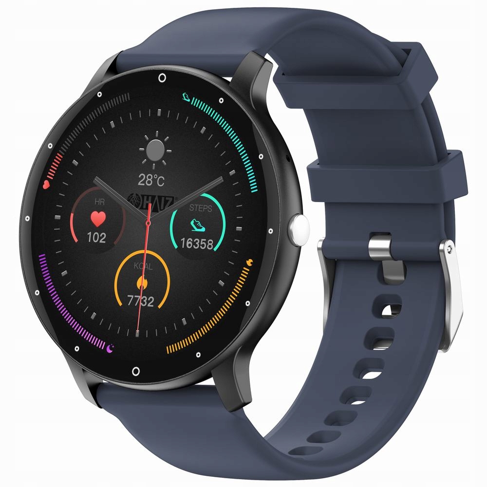 Komunia chłopca Młodzieżowy Smartwatch zegarek Rozmowy +czarny Pasek