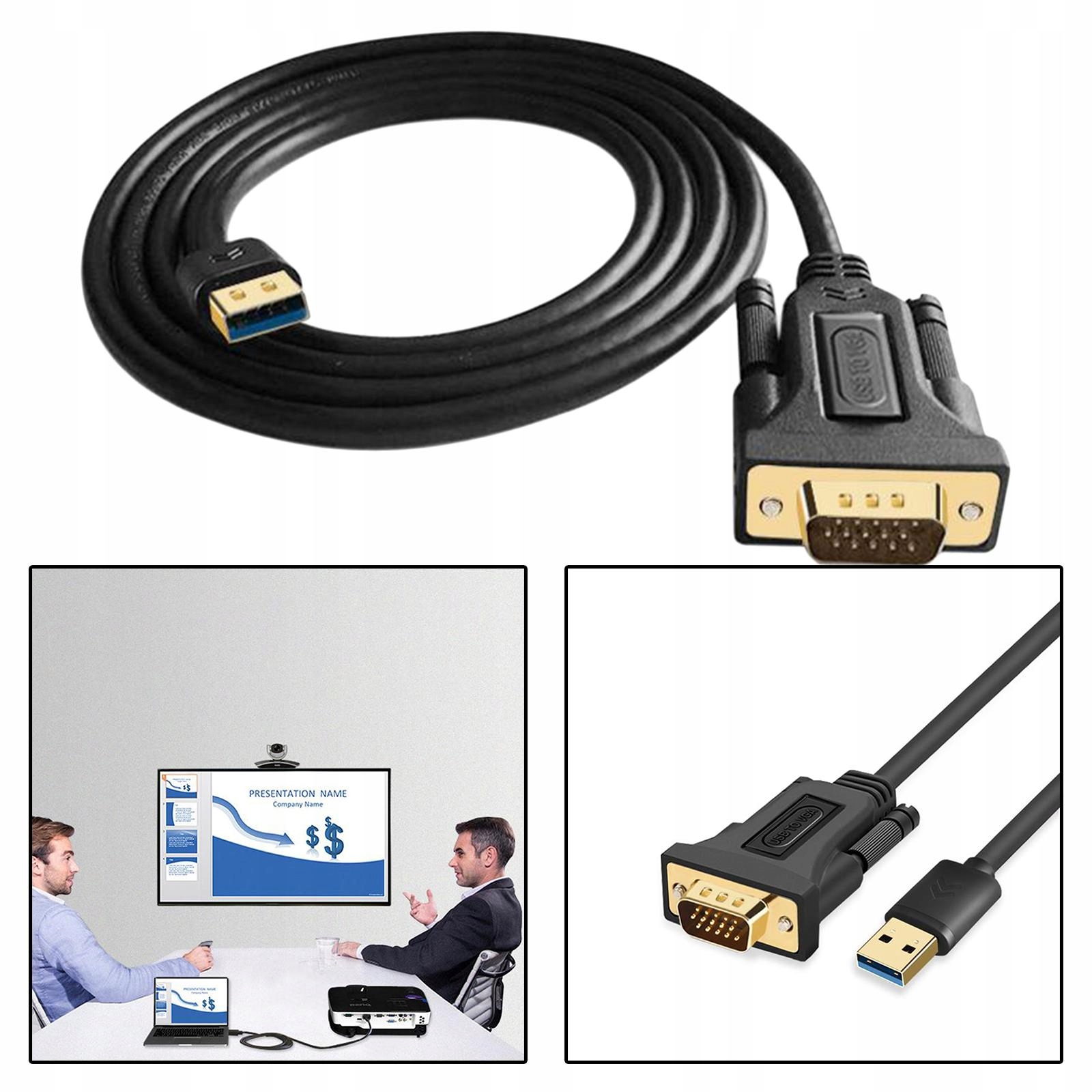 Kabel adaptera USB 3.0 do VGA Monitor 1080P Kod producenta Jeremy3323507694