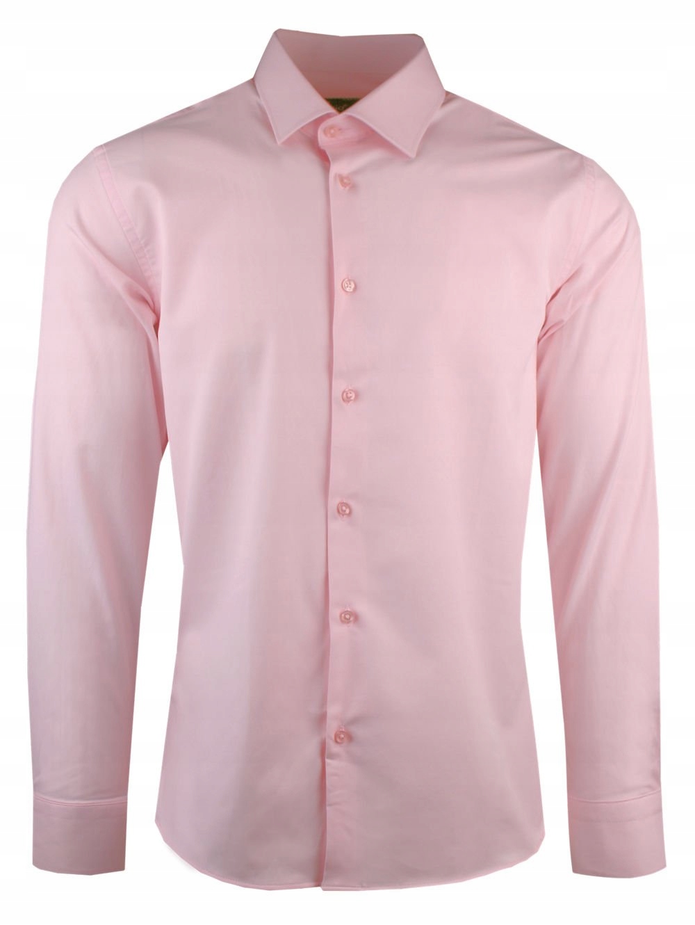 Elegantní pánská košile, vypasovaný Střih – Victorio – bledě růžová – 46/182-188