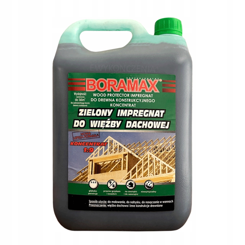 

Boramax Impregnat Do Więźby Dachowej Zielony 5KG