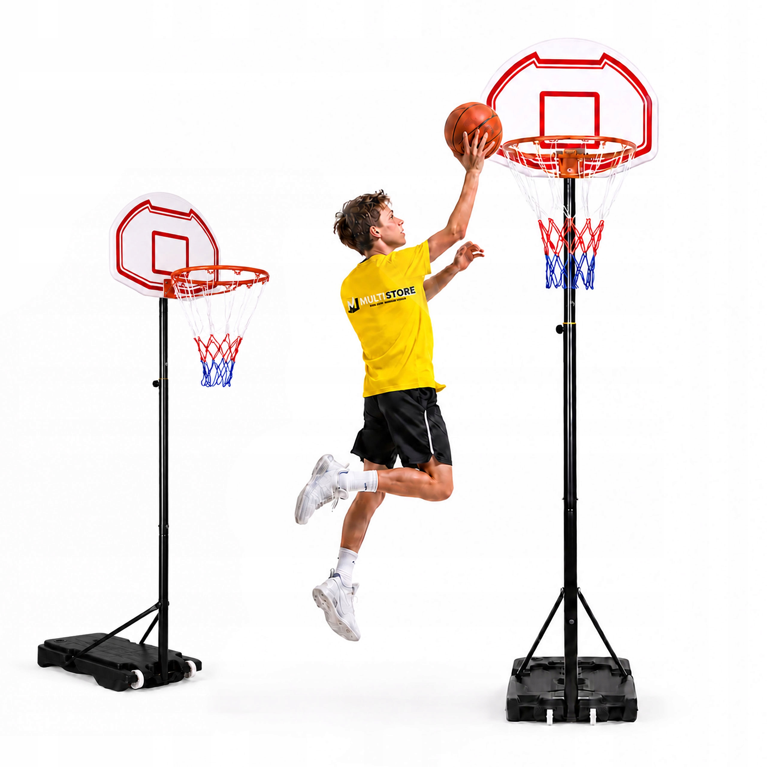 Movepro QSG-S018 Basketbalový koš nastavitelný do 210 cm