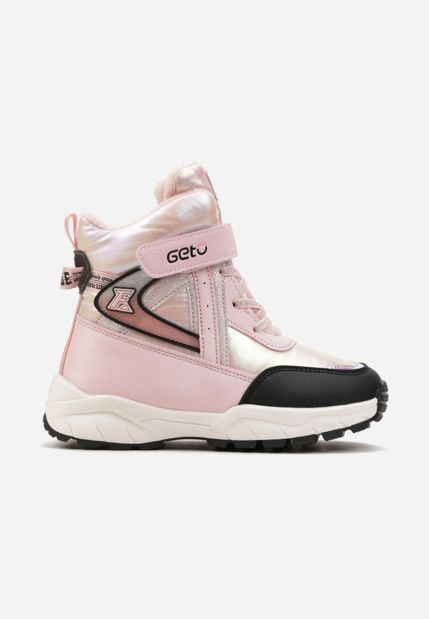 Born2Be Różowe Botki 28 Zima Ekoskóra Długość wkładki wew. 18 cm