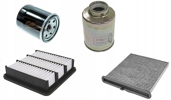 4 Filtry 2012- Mazda 3 bm 6 gj CX-5 2.2 diesel sada filtrů