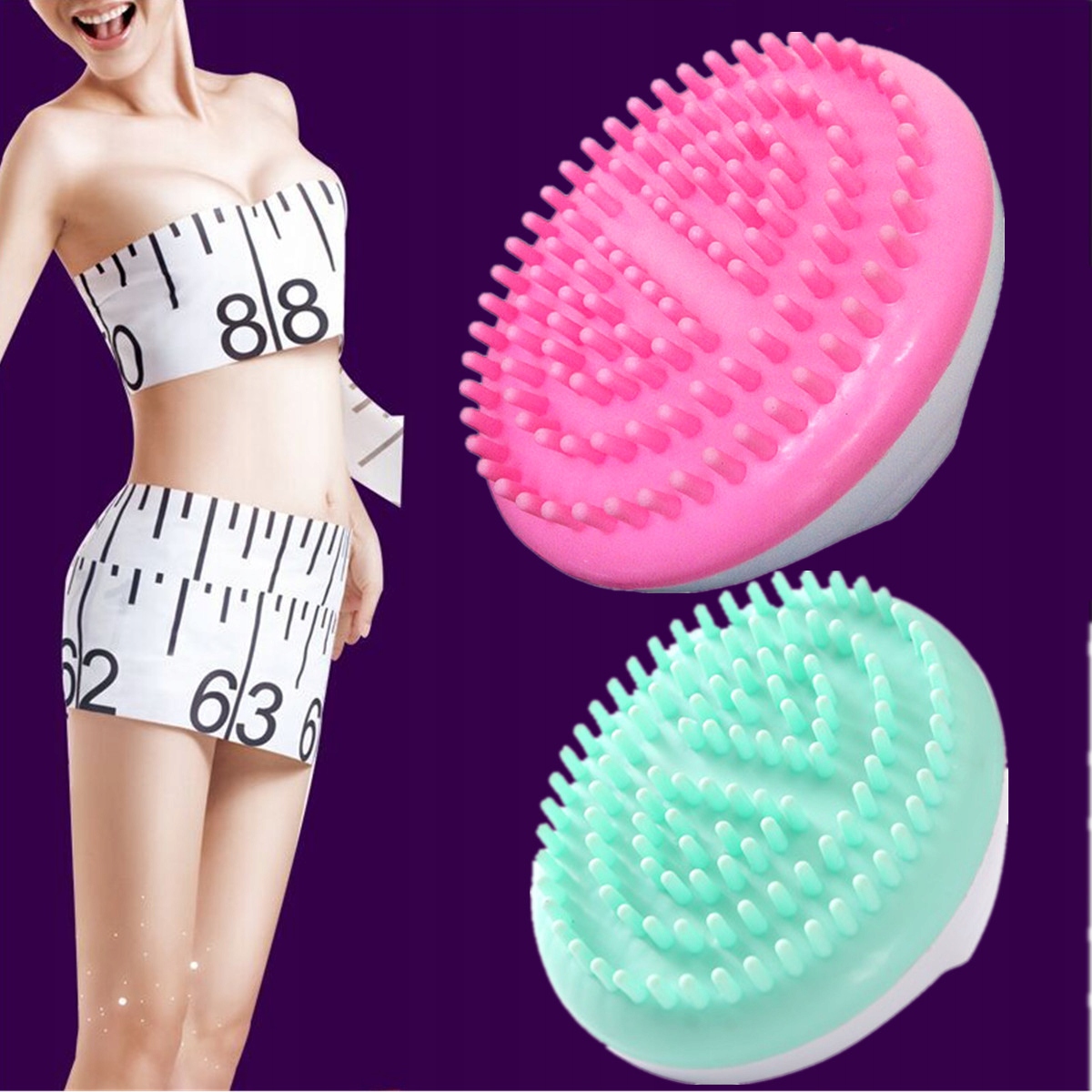 MASAŻ USUWAJĄCY CELLULIT SZCZOTKĄ DO CIAŁA Marka bez marki