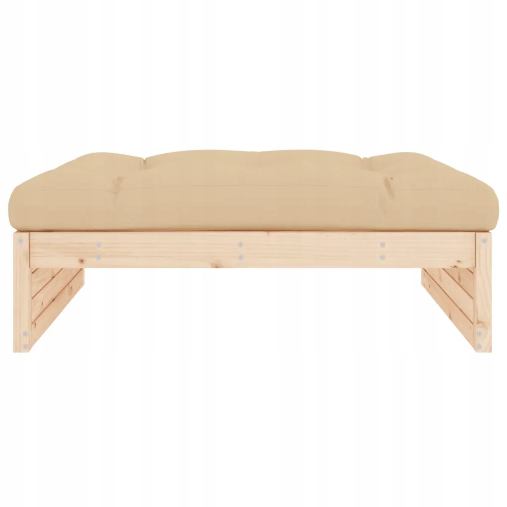 Podnóżek ogrodowy, 120x80 cm, lite drewno sosnowe Marka VidaXL