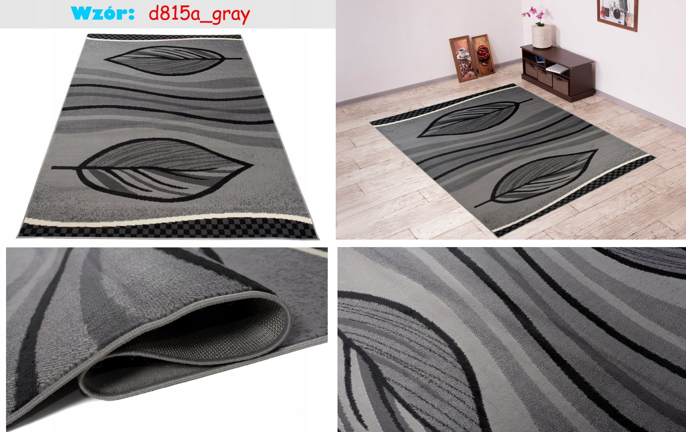 DYWAN BCF 200x300 NOWOCZESNE KOLOROWE SOLIDNE mix Szerokość produktu 200 cm