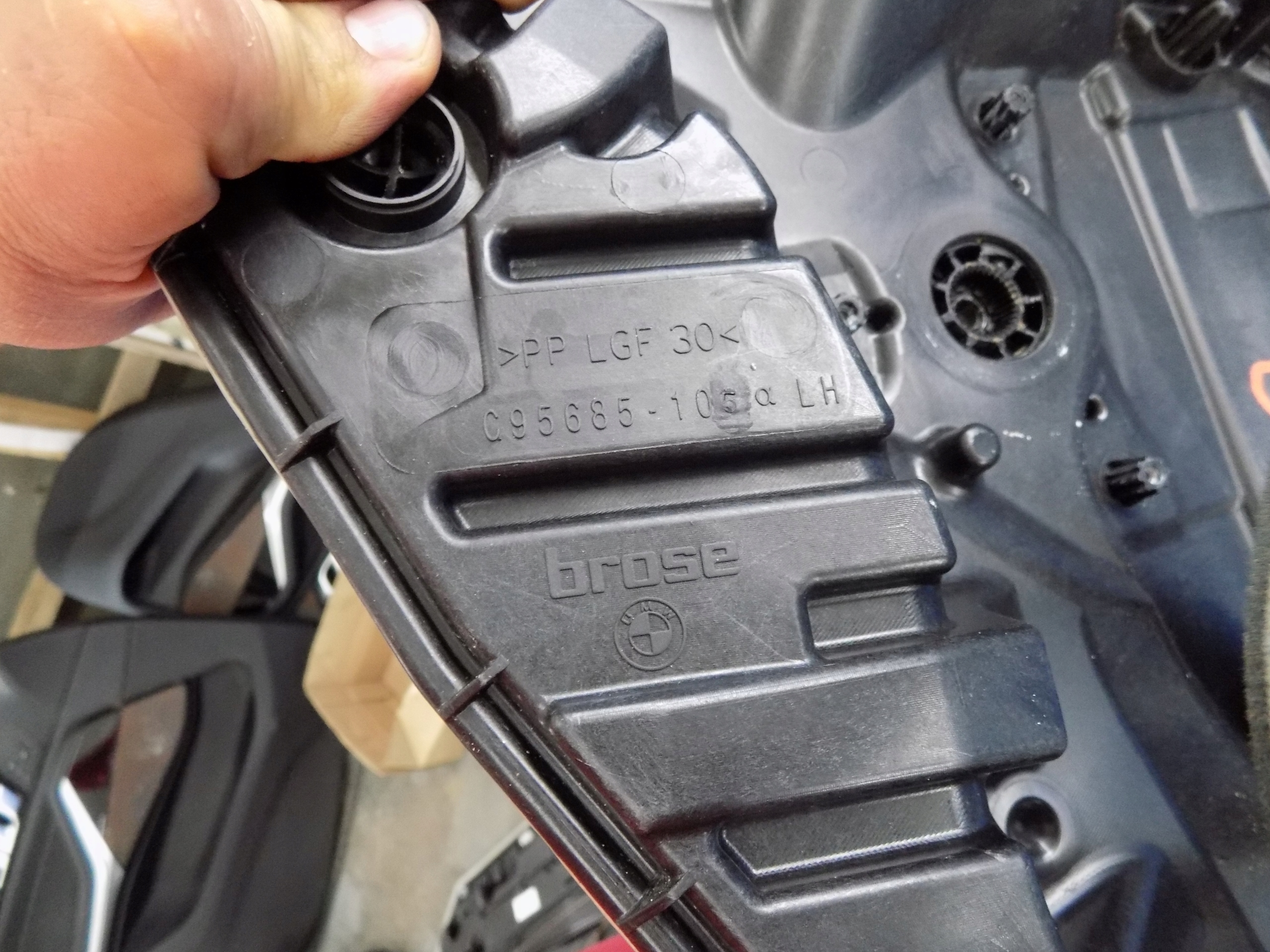 window regulator mechanism left rear part BMW X5 G05 20R