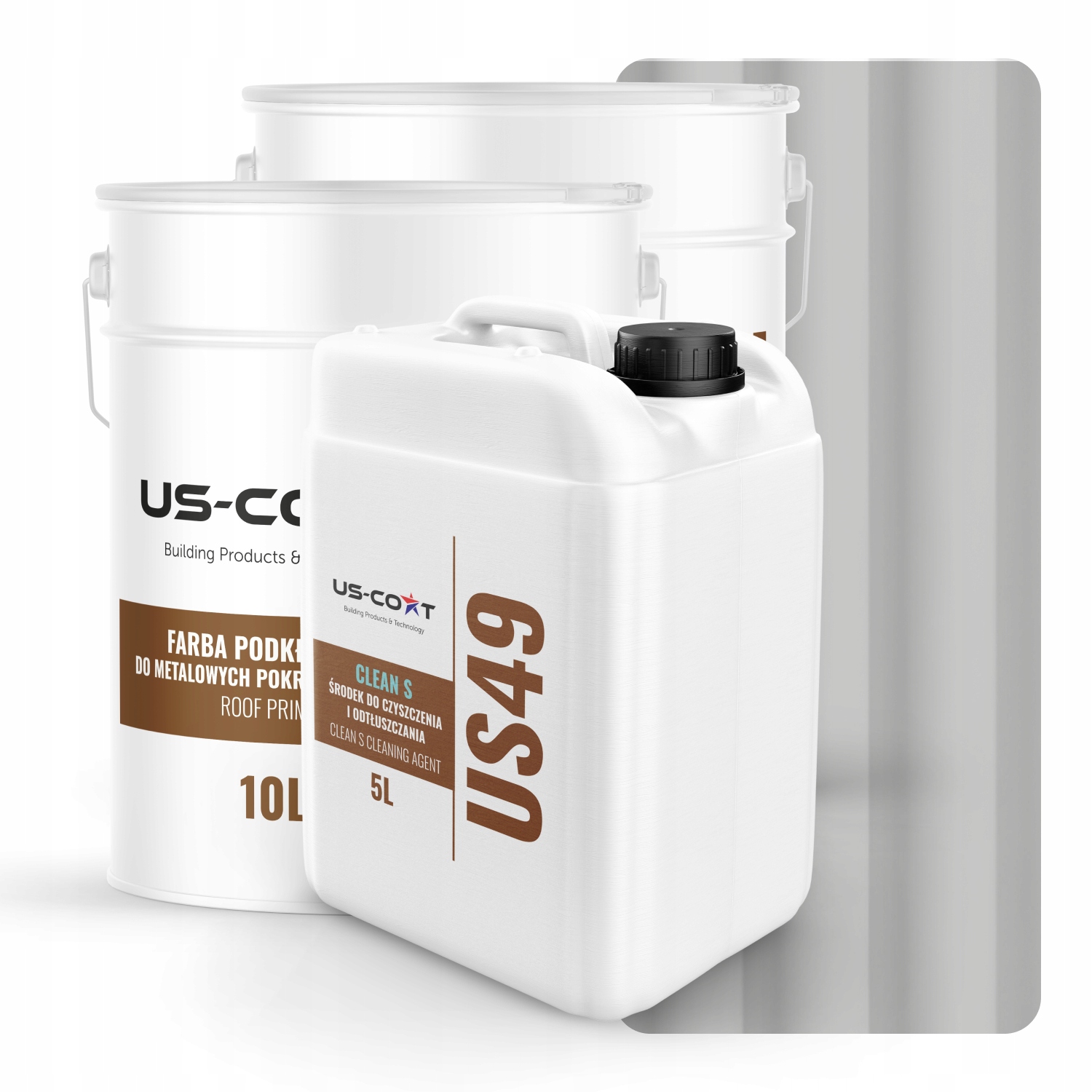 Farba Na Strechu Kovovú Základ Odmasťovač Sivá Mliečna RAL7047 74m2 Satén