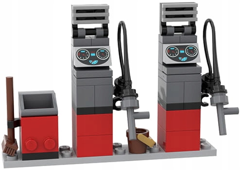 

Stacja benzynowa zestaw z klocków Lego