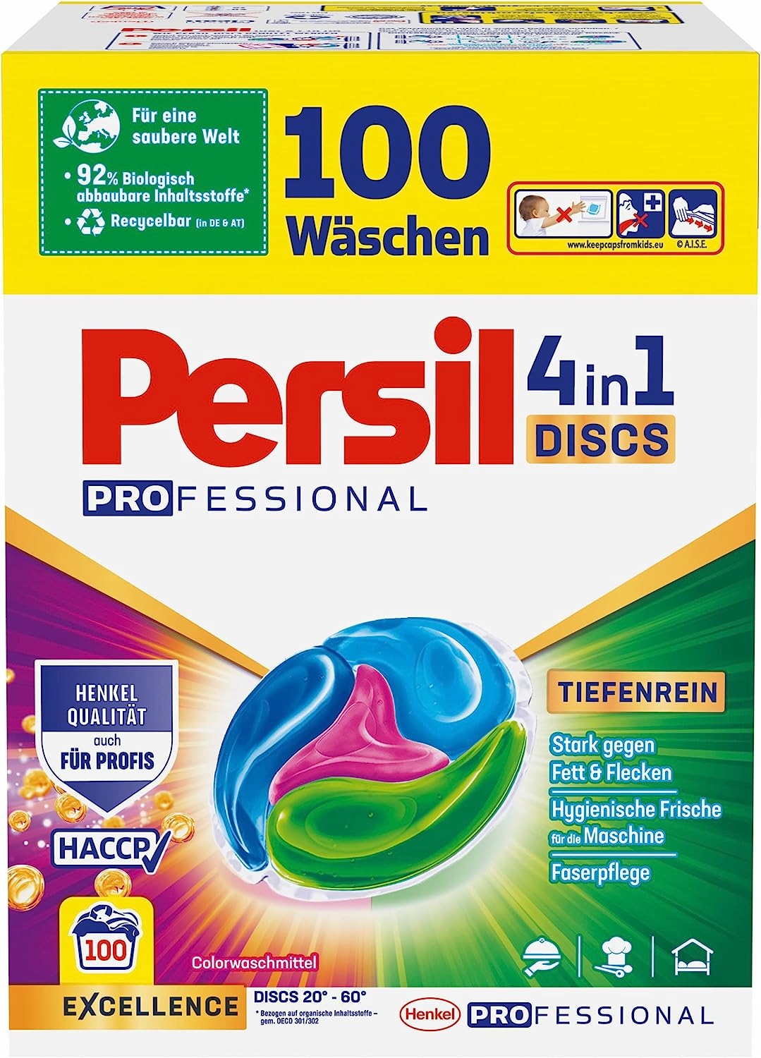 Levně Persil Caps 100 Color Kapsle na praní barev 100 ks