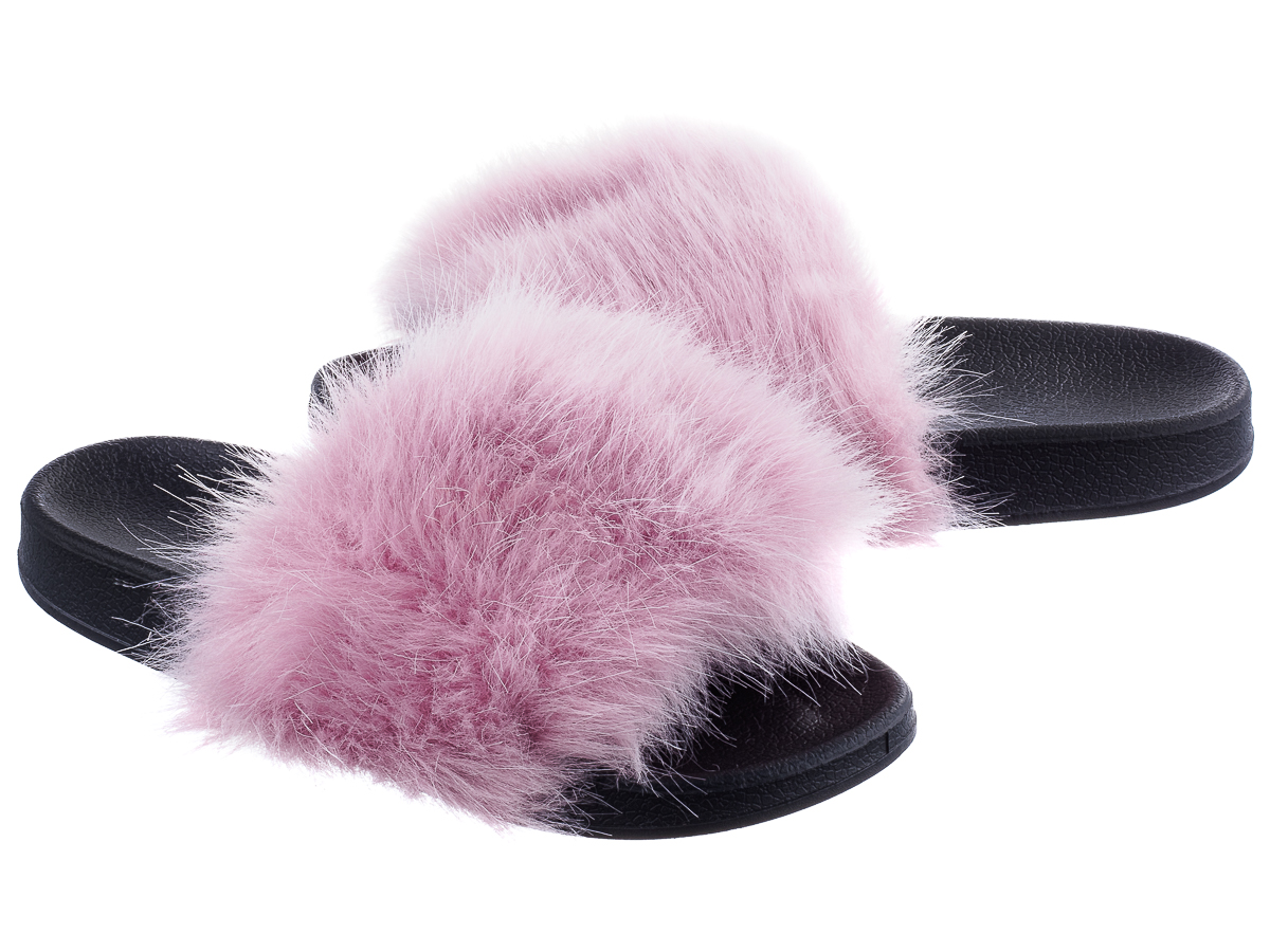 KLAPKI Z FUTERKIEM CIEPŁE KAPCIE MIĘKKIE FUTERKO