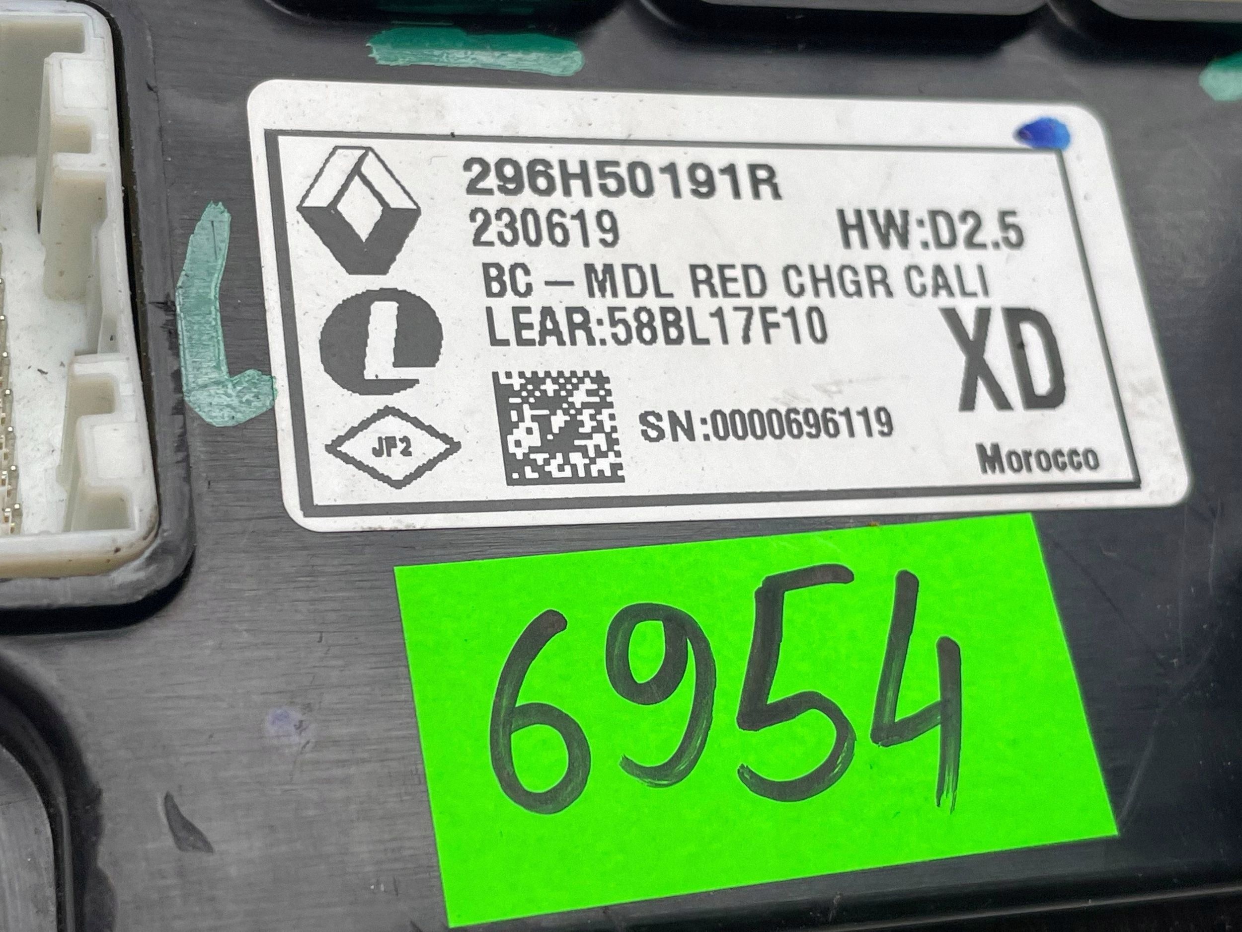 interruttore luci modulo 296H50191R RENAULT KANGOO III Originale !J