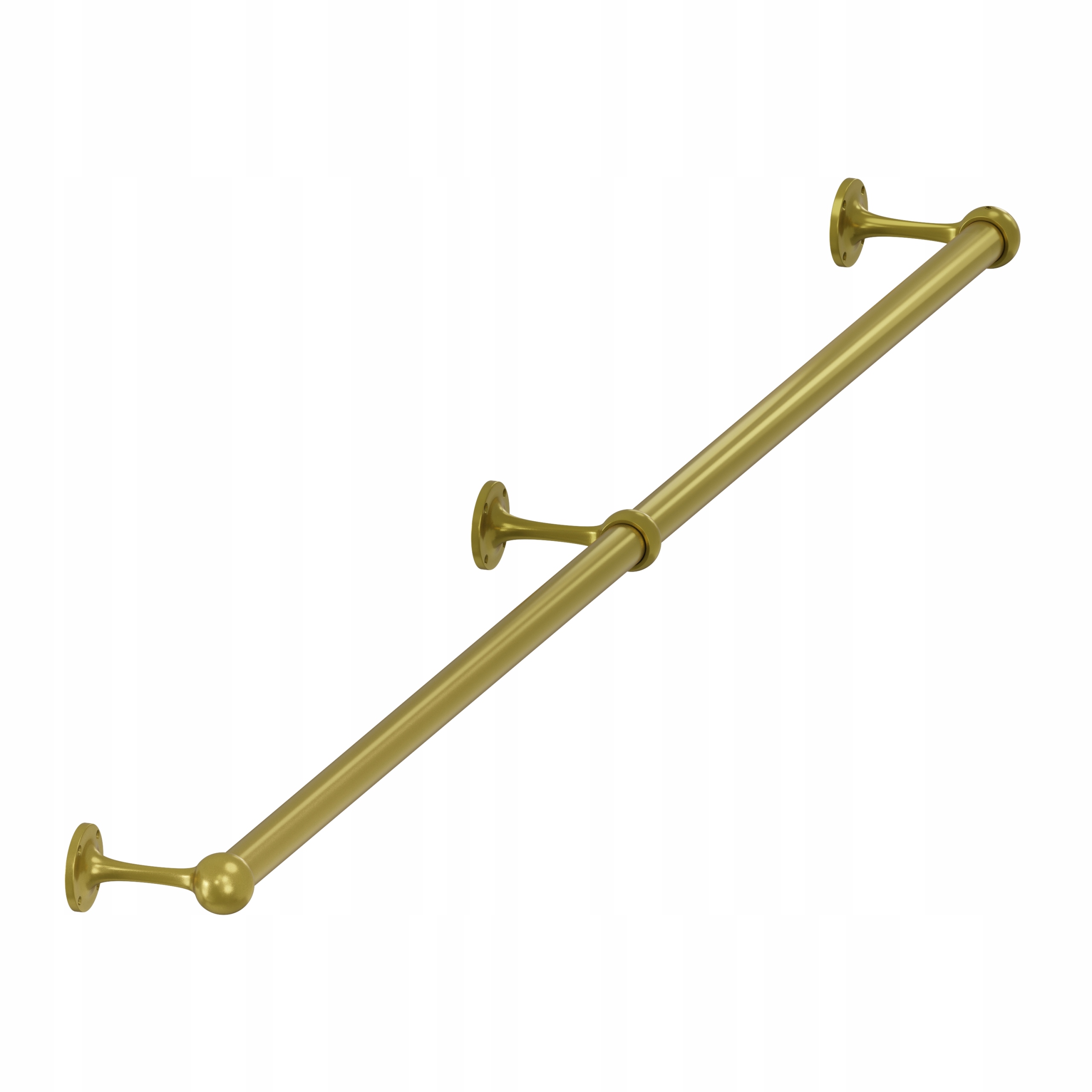 Schodišťové Zábradlí Na Schody Držák Zlatý 25 mm 148 cm Nazare