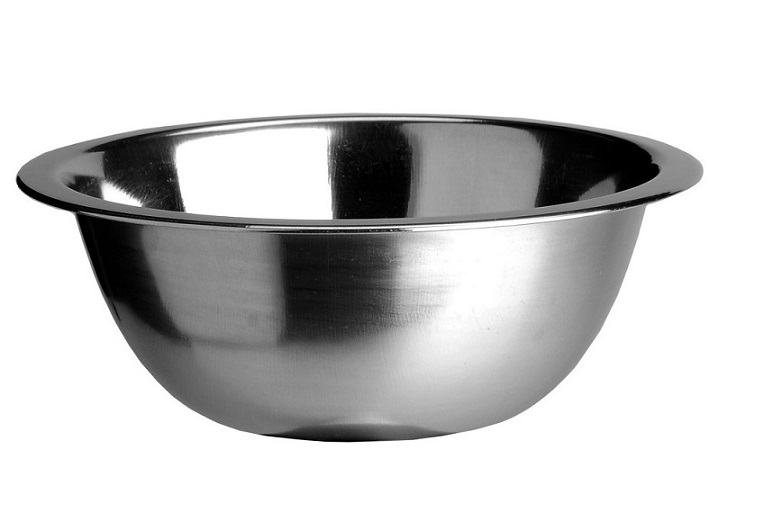 MISKA WYSOKA SALATERKA INOX STAL NIERDZEWNA 24 CM