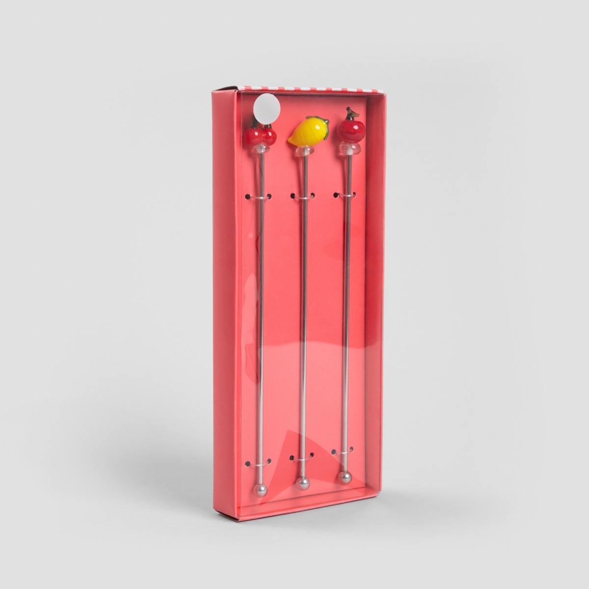 Zestaw mieszadełek ORKEL SUMMER do drinków owoce 3 el HOMLA Długość 0 cm