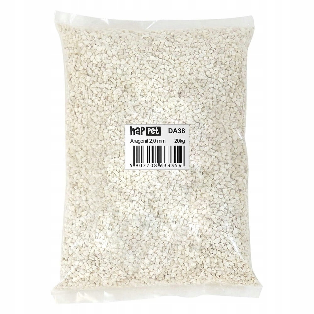 Levně Happet Aragonitový substrát pro akvárium 2 mm 20 kg