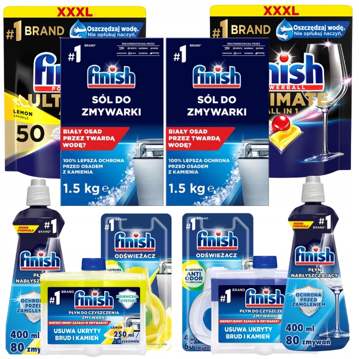 Levně Finish Sada kapslí Ultimate 100 XXL 10 produkt
