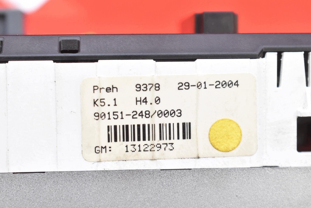 control panel air conditioning devices KLIMY 13122973 OPEL ASTRA 3 III H 04-07