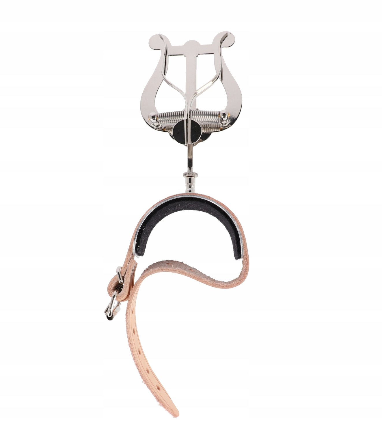 Pochodová lirka na flétnu kožený opasek Nikl Stříbrná Riedl 325N