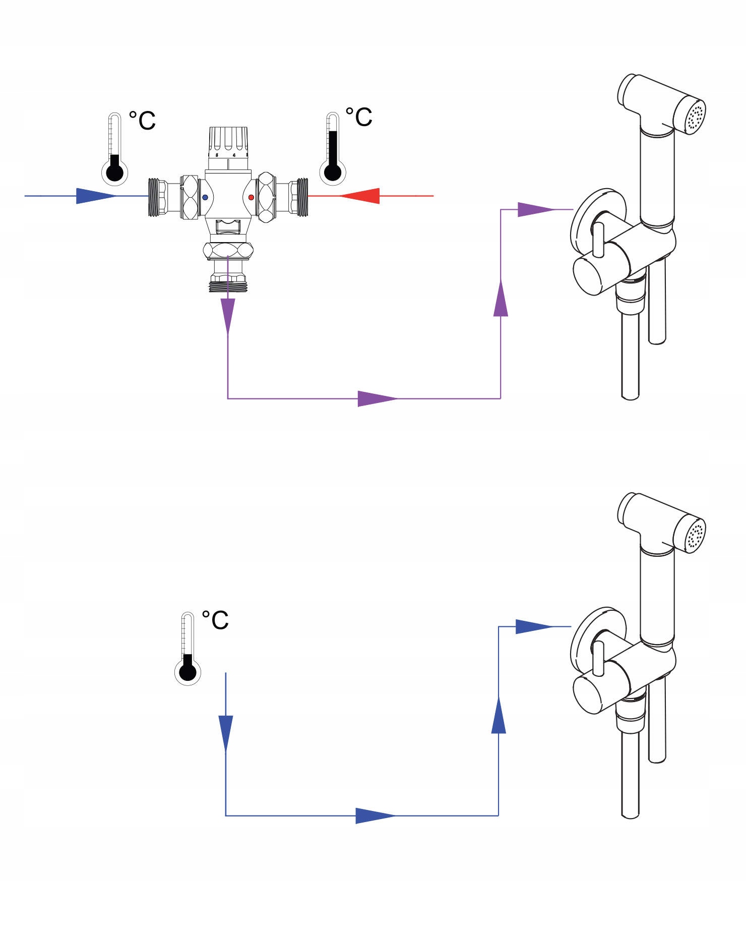 Deante Bidetta Zestaw bidetta punktowy ANW 051B Linia Bidetta
