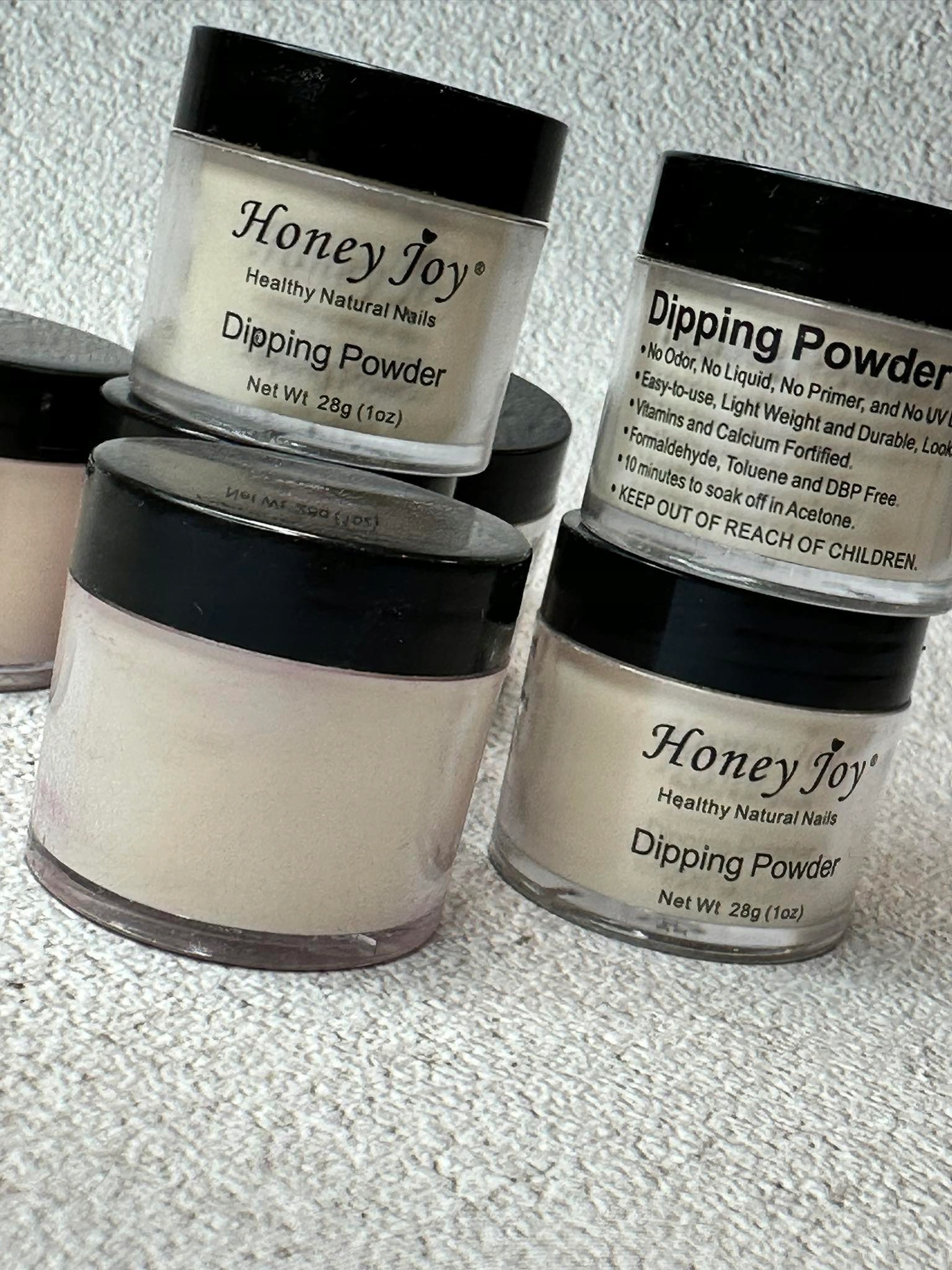 Puder proszek manicure tytanowy beż