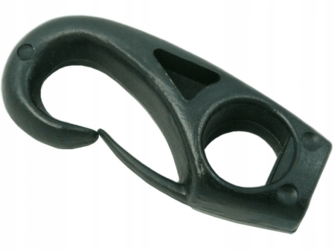 KARABIŃCZYK PLASTIKOWY CZARNY do LIN GUM. 6mm x2