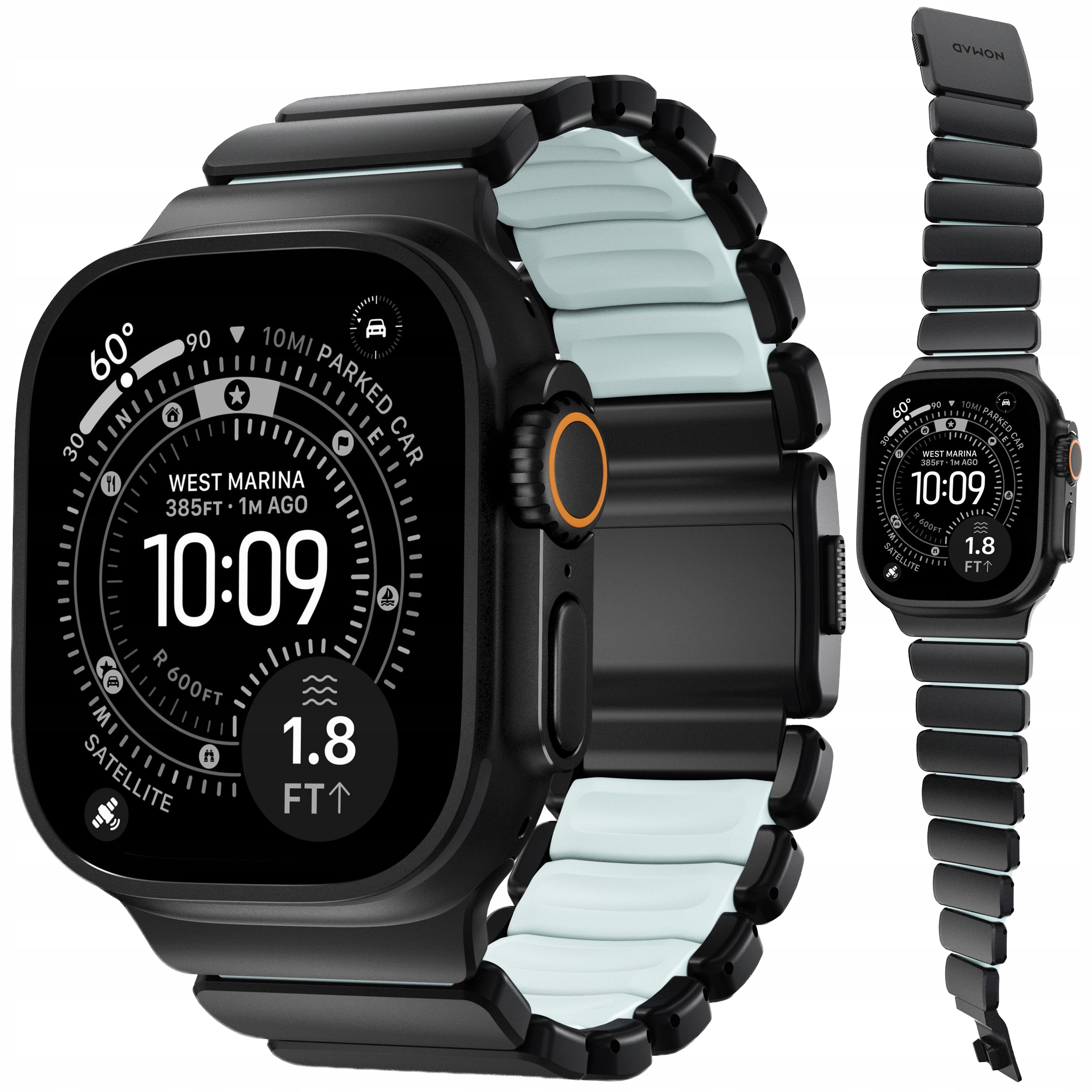 Nomad Stratos Band Bransoleta Tytanowa do Apple Watch 49 46 45 44mm