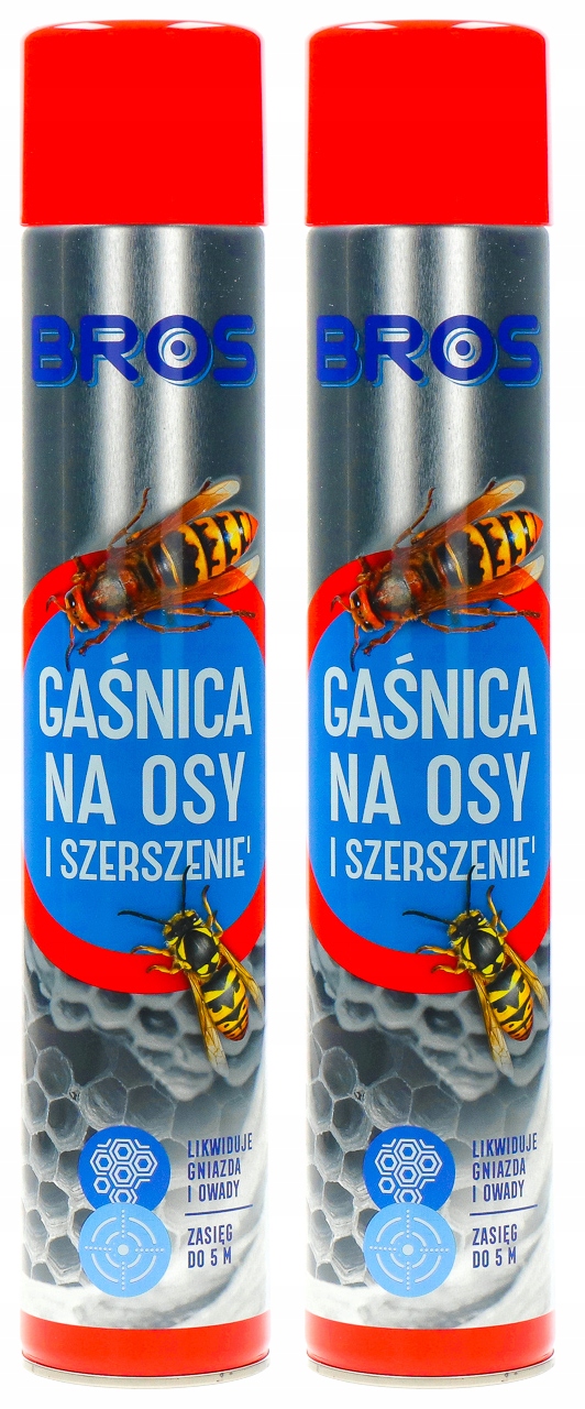 

2x Gaśnica Spray Na Osy I Szerszenie Bros 300ml