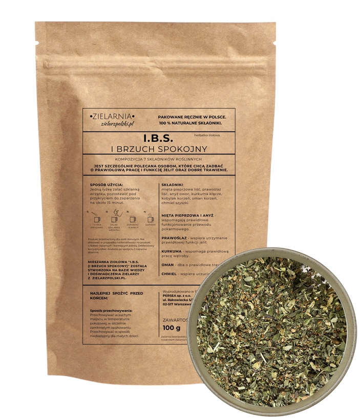 I.b.s. – bylinný čaj 100 g Zielarzpolski.pl