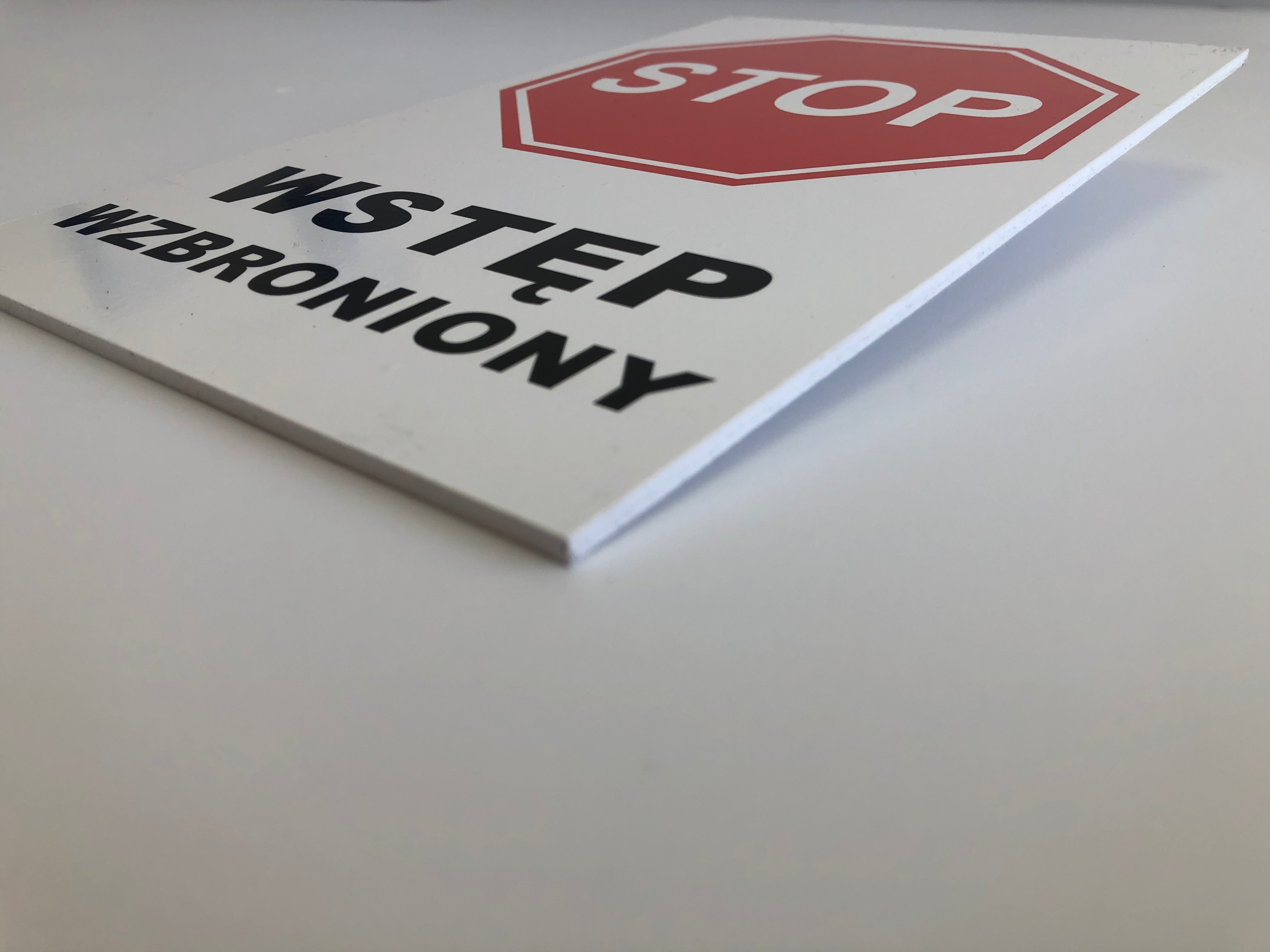 ZNAK TABLICZKA PCV Teren Prywatny WSTĘP 15x25cm Rodzaj zakazu