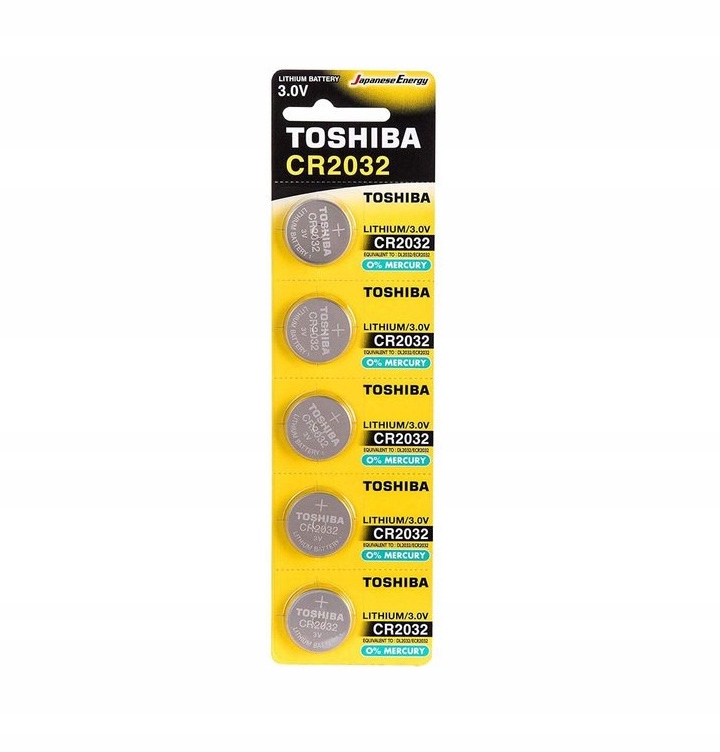 

Bateria Litowa Toshiba CR2032 5 Szt