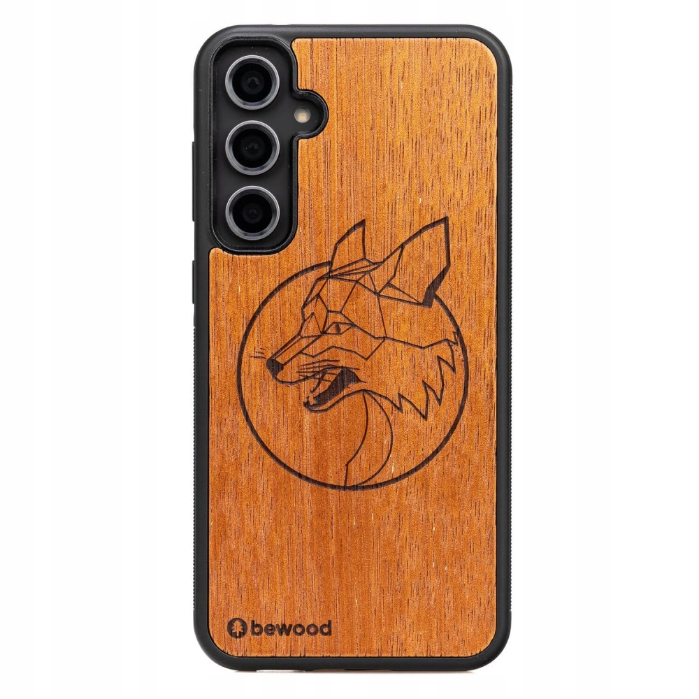 Dřevěné Pouzdro Bewood pro Samsung Galaxy S23 Fe Lis Merbau