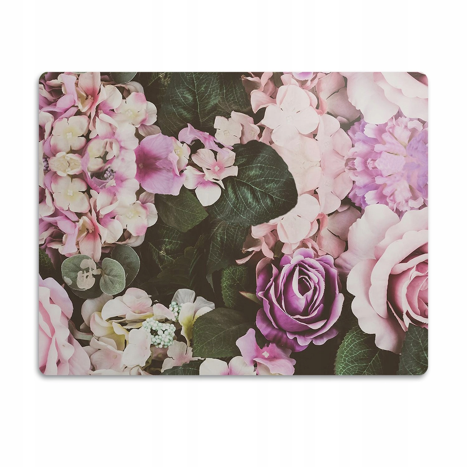 Levně Podložka pod misku pro kočky Barokní květiny 90x60 cm