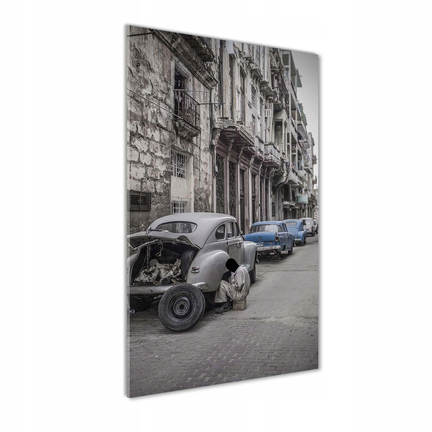 

Nowoczesny szklany obraz ze zdjęcia Hawana 50x100