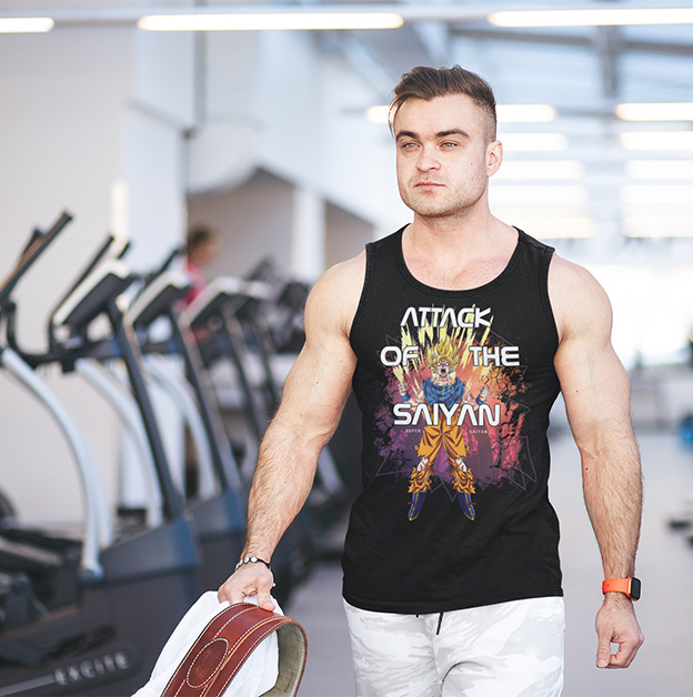 TANK TOP DRAGONBALL ATTACK OF THE SAIYAN Rozmiar M