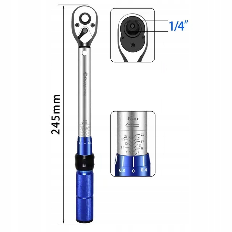 TORQUE WRENCH 3/8'' WITH LOCK 10-60NM CASE CALIBRATION CERTIFICATE Kod producenta TLA0003ST2024
