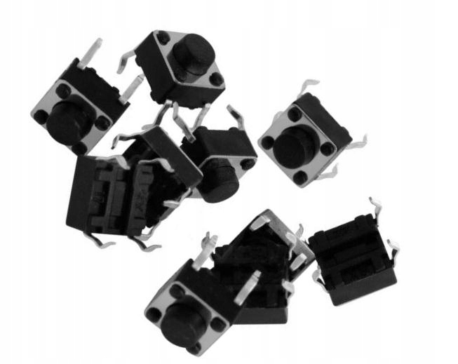 

Mikrostyk Tact 6x6 5mm mikroswitch 10 szt