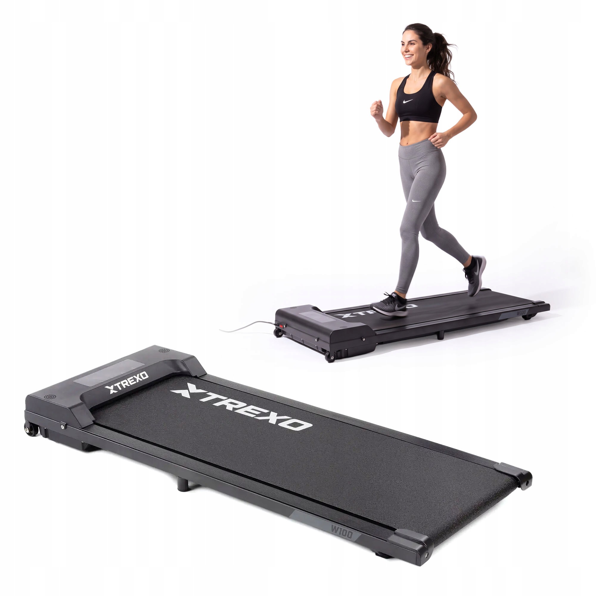 Domácí elektrický běžecký pás Xtrexo W100 pod stůl walking pad 1-6 km/h
