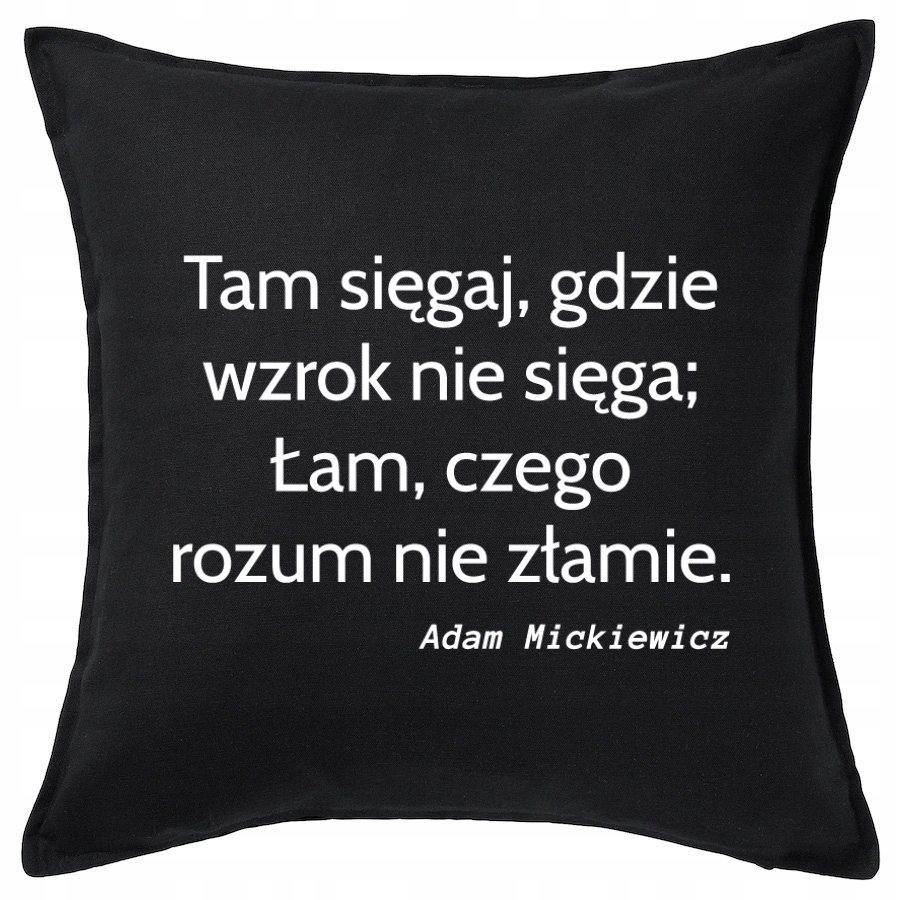 

Motywacja Cytat poduszka 50x50