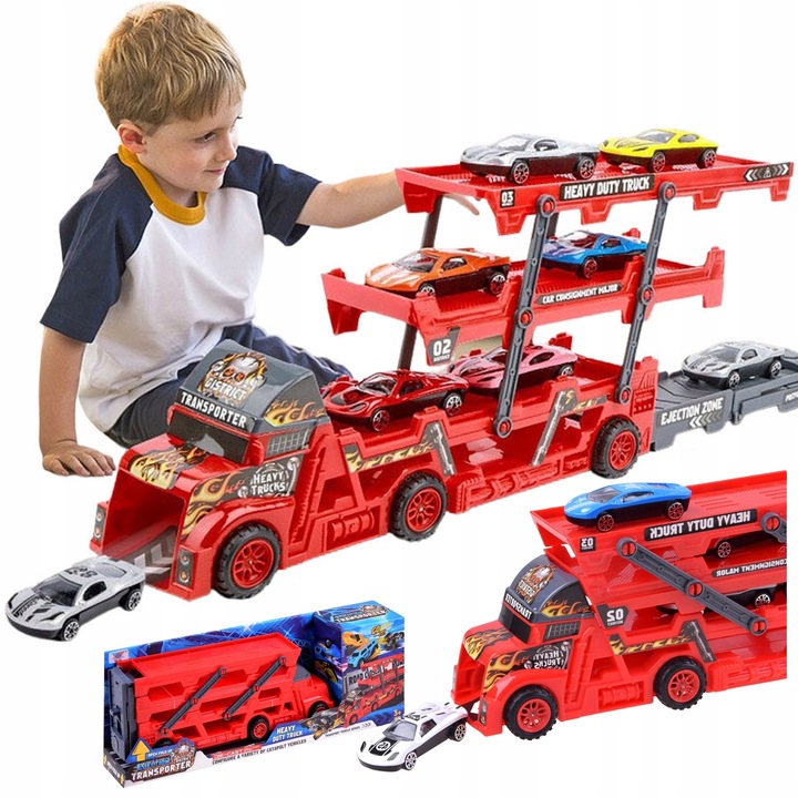 

Laweta Tir Wyrzutnia Samochody 6 sztuk Resoraki