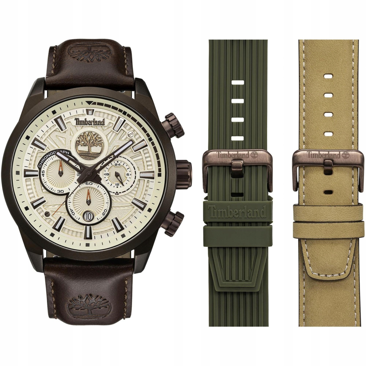 Pánské Hodinky Timberland TBL.TDWGQ00949X1 hnědé