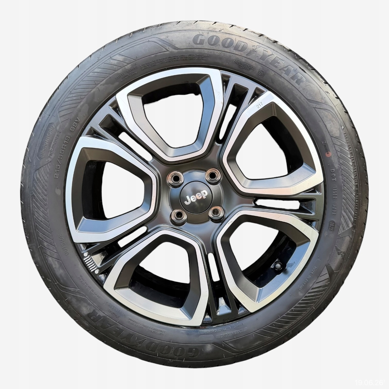 wheels tyres discs JEEP AVENGER HANKOOK 215/55/18" 7MM summer