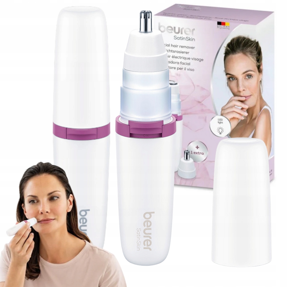 Beurer Hl 16 Holicí Strojek Na Obličej Depilace Modelování Obočí Bílá