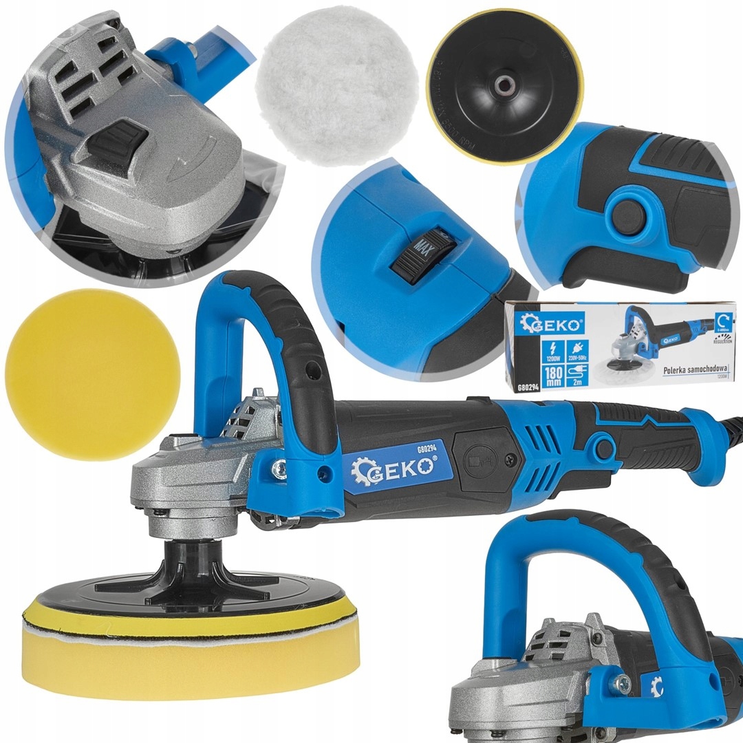 Polerka samochodowa 1200W 180mm