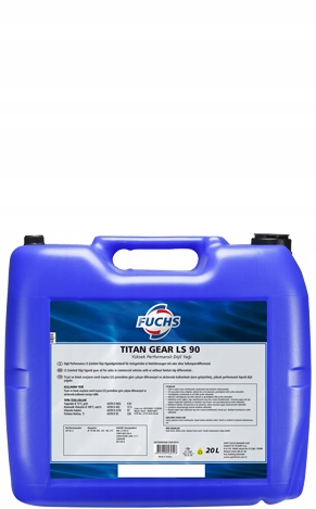 600635862 - МАСЛО ПРОКОЛ. FUCHS TITAN GEAR LS 90 85W90 GL5 20L