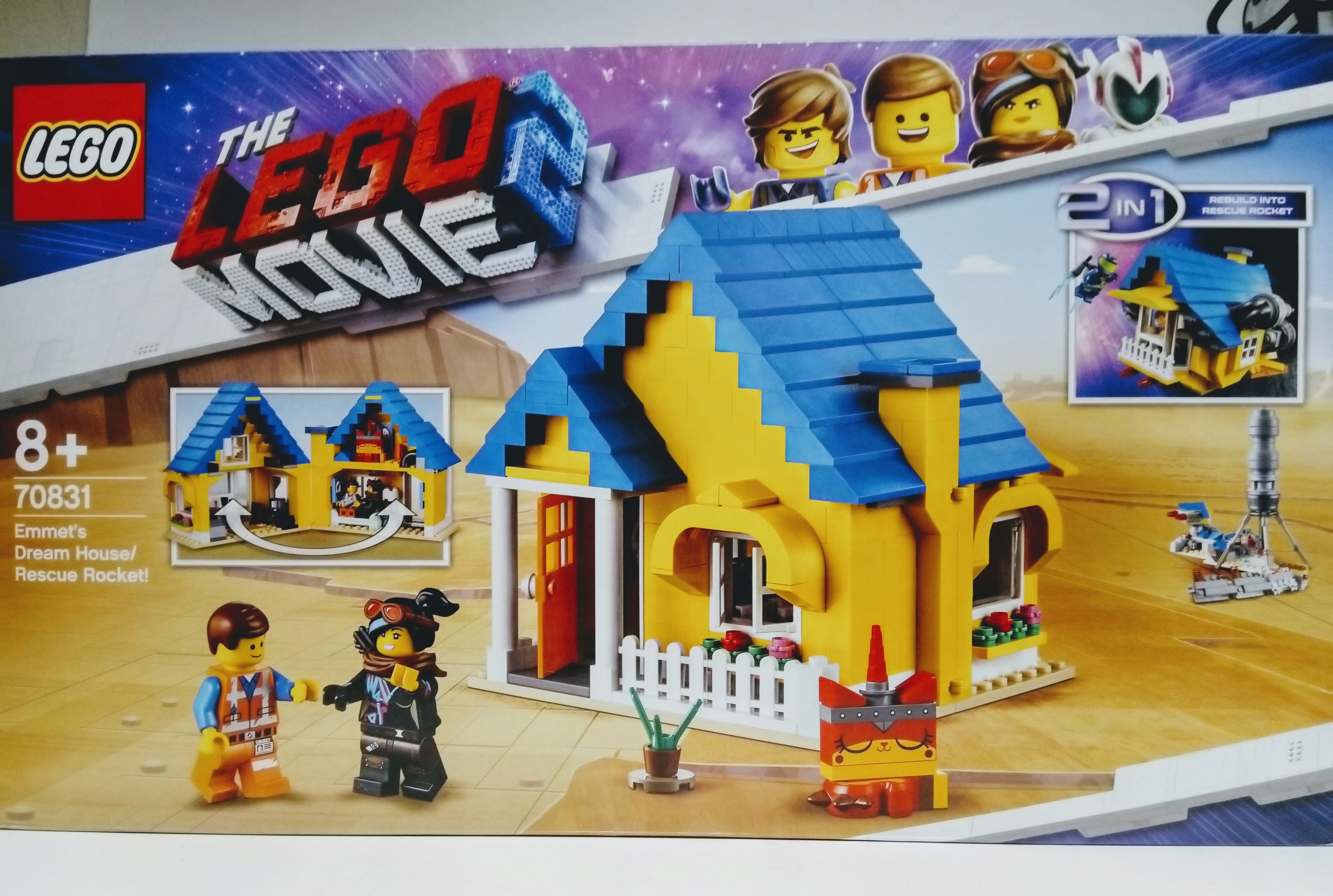 Lego 70831 Movie Dům Emmeta Záchranná raketa